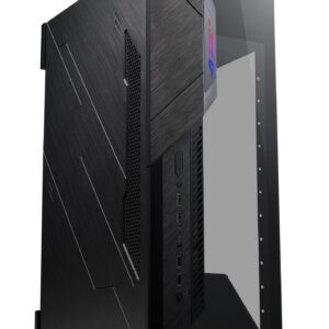 ASUS ROG Z11 Gaming Case GR101, Tempered Glass Panel, Headphone & Microphone Ports, LED Lighting Control Button