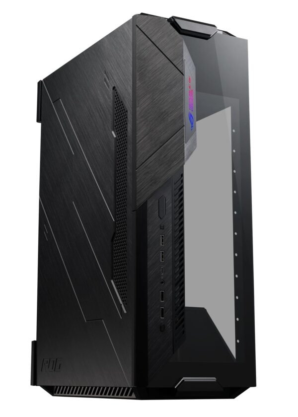 ASUS ROG Z11 Gaming Case GR101, Tempered Glass Panel, Headphone & Microphone Ports, LED Lighting Control Button
