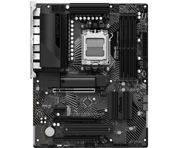 ASRock X670E PG LIGHTNING SUPPORT AMD AM5 RYZEN 7000 SERIES PROCESSORS motherboard (Renewed) - Image 3