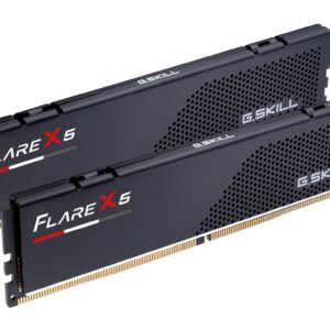 G.SKILL Flare X5 Series (AMD Expo) DDR5 RAM 32GB (2x16GB) 6000MT/s CL30-36-36-96 1.35V Desktop Computer Memory UDIMM - Matte Black (F5-6000J3036F16GX2-FX5)