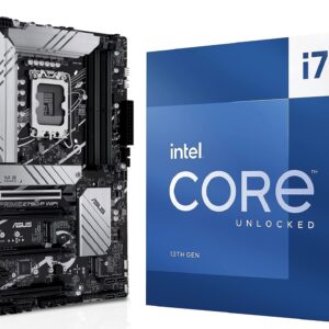 ASUS Prime Z790-P WiFi LGA 1700 (Intel 12th, 13th & 14th Gen) D4 Motherboard, Bundle with Intel Core i7-13700K 13th Gen Raptor Lake Upto 5.4GHz Processor (Renewed)