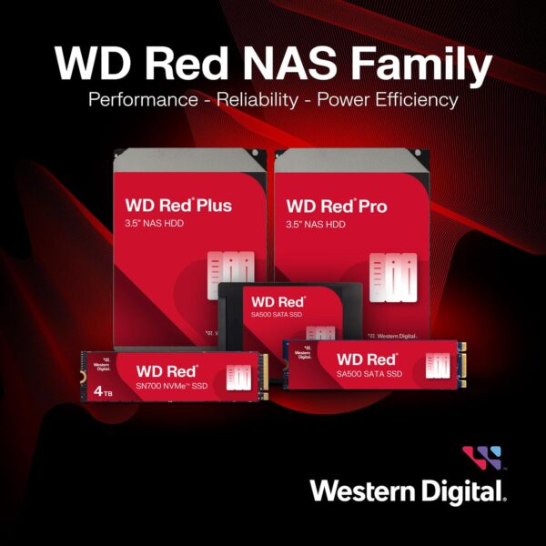 Western Digital 4TB WD Red Plus NAS Internal Hard Drive HDD - 5400 RPM, SATA 6 Gb/s, CMR, 256 MB Cache, 3.5 -WD40EFPX (Renewed) - Image 7