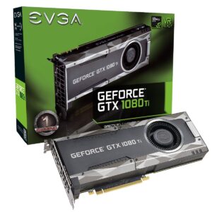 EVGA GeForce GTX 1080 Ti Gaming, 11GB GDDR5X, DX12 OSD Support (PXOC) Graphics Card 11G-P4-5390-KR (Renewed)