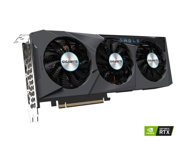 GIGABYTE GeForce RTX 3070 Eagle OC 8G (REV2.0) Graphics Card, 3X WINDFORCE Fans, LHR, 8GB 256-bit GDDR6, GV-N3070EAGLE OC-8GD REV2.0 Video Card (Renewed) - Image 2