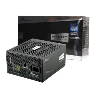 Seasonic PRIME 1000 Platinum SSR-1000PD 1000W 80+ Platinum ATX12V & EPS12V Full Modular 135mm FDB Fan Power On Self Tester Power Supply (Renewed)