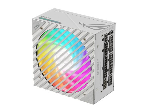 ASUS ROG Loki SFX-L 850W Platinum White Edition (Fully Modular Power Supply, 80+ Platinum, 120mm PWM ARGB Fan, Aura Sync, ATX 3.0 Compatible, PCIe 5.0 Ready, 10 Year Warranty) (Renewed) - Image 4