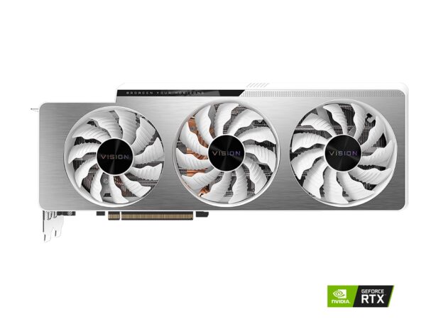 GIGABYTE GeForce RTX 3080 Vision OC 10G (REV2.0) Graphics Card, 3X WINDFORCE Fans, LHR, 10GB 320-bit GDDR6X, GV-N3080VISION OC-10GD REV2.0 Video Card (Renewed) - Image 5