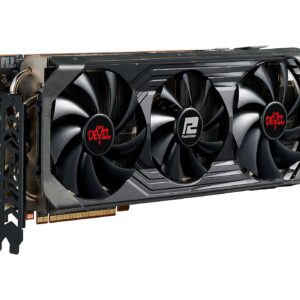 PowerColor Red Devil AMD Radeon RX 6800 XT Gaming Graphics Card with 16GB GDDR6 Memory, Powered by AMD RDNA 2, Raytracing, PCI Express 4.0, HDMI 2.1, AMD Infinity Cache (Renewed)
