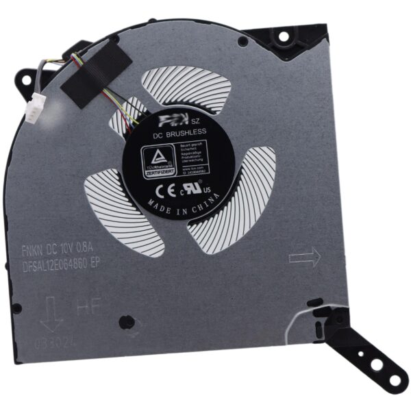 Deal4GO 10V CPU Cooling Fan 5H40S20294 replacement for Lenovo Legion 7 16ACHG6 82N6 R9000K Y9000K (2021) with RTX 3080, Black