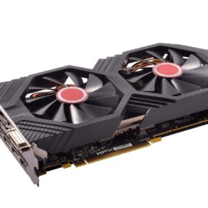 XFX Radeon RX 580 GTS Black Edition 1425MHz OC+, 8GB GDDR5, VR Ready, Dual BIOS, 3xDP HDMI DVI, AMD Graphics Card (RX-580P8DBD6) (Renewed)