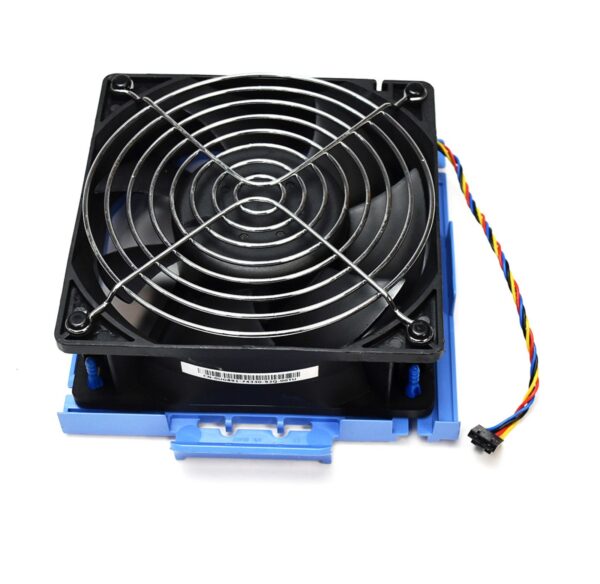 Aquamoon Trading YN845 Genuine Dell PowerEdge T300 PE-T300 120x38 12V Rear Fan Assembly PWM Case Fan w/4-Pin 4-Wire Cable UG891 Blue Shroud Bracket Plastic Module - Image 4