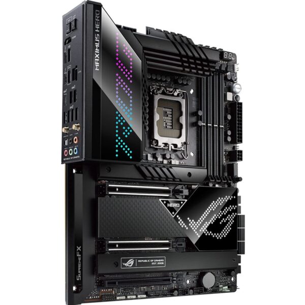 ASUS ROG Maximus Z690 Hero WiFi 6E LGA 1700(Intel 12th Gen) ATX Gaming Motherboard(PCIe 5.0,DDR5,20+1power,2xThunderbolt 4,5xM.2,Front USB 3.2 Gen 2x2 Type-C,PCIe 5.0 Hyper M.2 Card) (Renewed) - Image 4