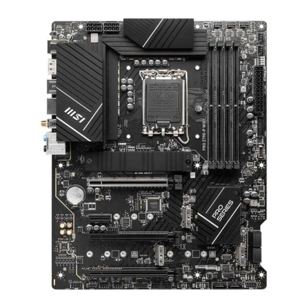 MSI PRO Z790-P WiFi ProSeries Motherboard (Supports 12th/13th/14th Gen Intel Processors, LGA 1700, DDR5, PCIe 5.0, M.2, 2.5Gbps LAN, USB 3.2 Gen2, HDMI/DP, Wi-Fi 6E, Bluetooth 5.3, ATX) (Renewed) - Image 4