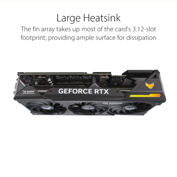 ASUS TUF Gaming GeForce RTX™ 4060 Ti OC Edition Gaming Graphics Card (PCIe 4.0, 8GB GDDR6, DLSS 3, HDMI 2.1a, DisplayPort 1.4a) (Renewed) - Image 2