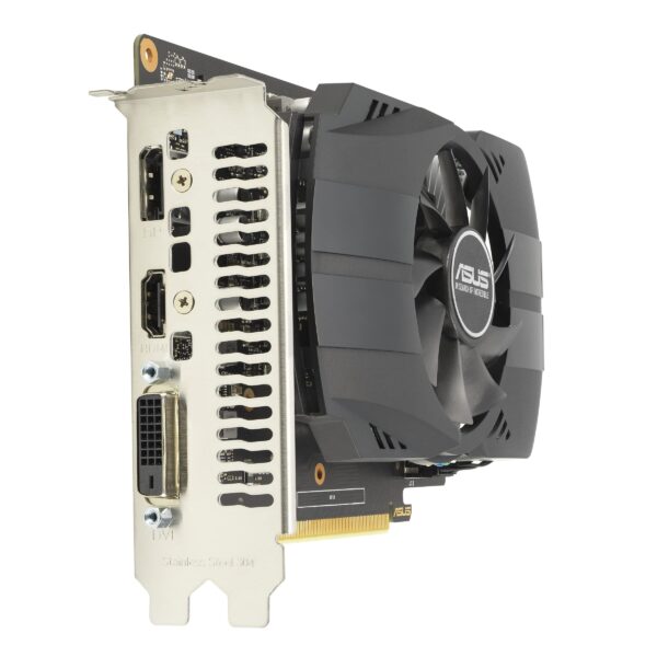 ASUS Phoenix NVIDIA GeForce GTX 1650 OC Edition Gaming Graphics Card (PCIe 3.0, 4GB GDDR6 Memory, HDMI 2.0, DisplayPort 1.4a, DVI-D, Dual Ball Fan Bearings, Auto-Extreme) (Renewed) - Image 4