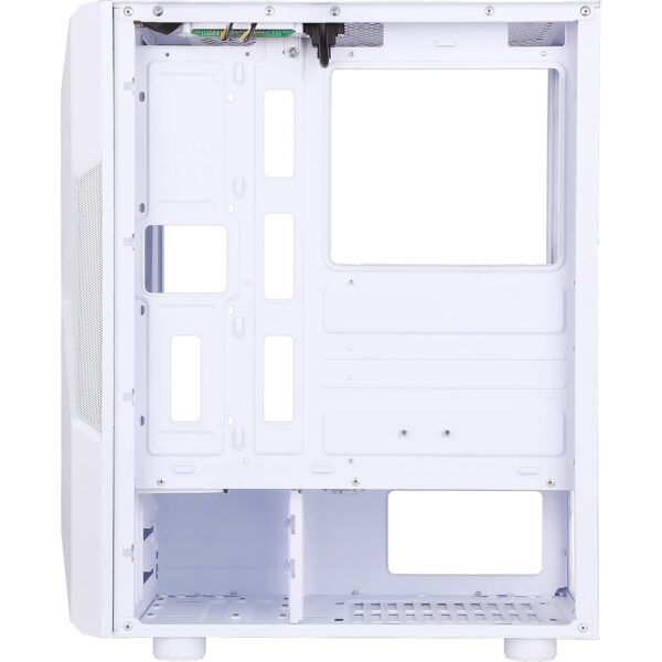 Holt Mid Tower RGB Gaming Cabinet White Fortrek - Image 7