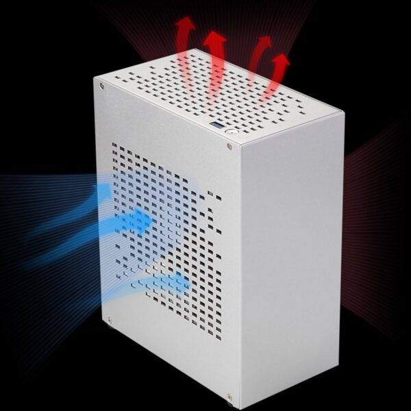Aluminum ITX for Gaming Desktop PC Case USB3.0 Support Graphics Card RTX2070 with PCIE3.0 Cable - Image 9