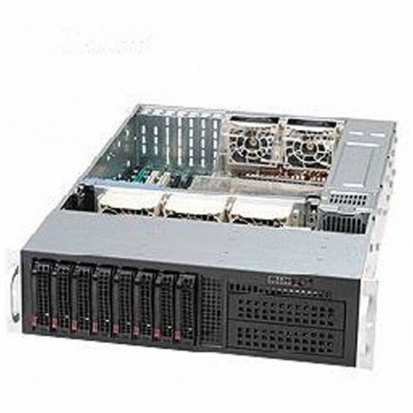 Supermicro CSE-835TQ-R800B 800W 3U Rackmount Server Chassis (Black)