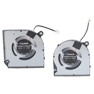 QMQJIA CPU GPU Fan Laptops Cooling Fan DC12V 4Pin 4wires Coolers Fan for V 15 ANV15-51 N23Q22 Laptops Part