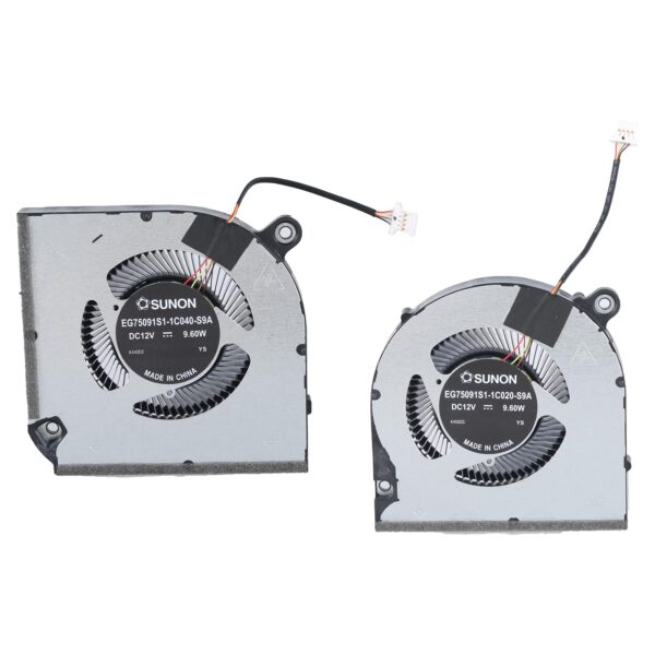 QMQJIA CPU GPU Fan Laptops Cooling Fan DC12V 4Pin 4wires Coolers Fan for V 15 ANV15-51 N23Q22 Laptops Part