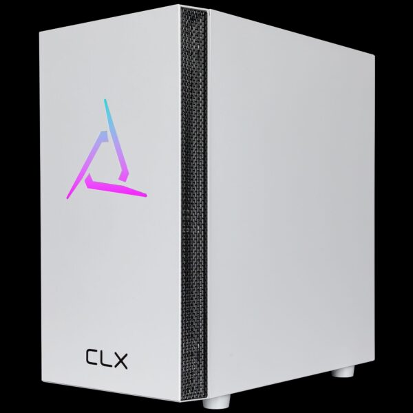 CLX Sphynx Micro Tower White, Tempered Glass, Full Size Window, no PSU, MATX - Image 4