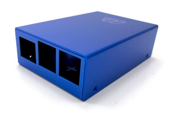 Micro Connectors Aluminum Raspberry Pi 3 Case for Model B B+ with Heatsinks and UL Approved On/Off Switch 5V/2.5A Power Supply Adapter - Blue (RAS-03BLPWR-PI) - Image 2