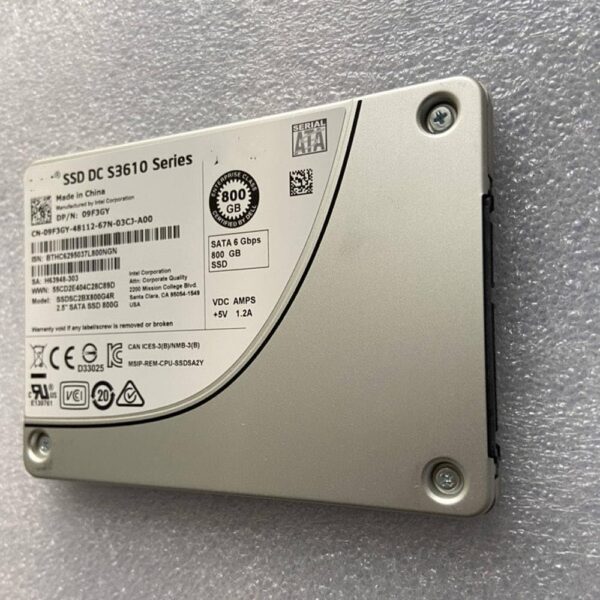 800GB for S3610 800G SATA SSD 09F3GY 9F3GY SSDSC2BX800G4R 2.5 - Image 3