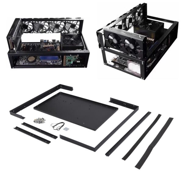 Computer Open Case for ATX Rack Supply for Matx for Flex Motherboard Matx Chassis for Holder for Organizer Mainboard for Holder Supply Board Distribution Board Computer Cases - Image 4