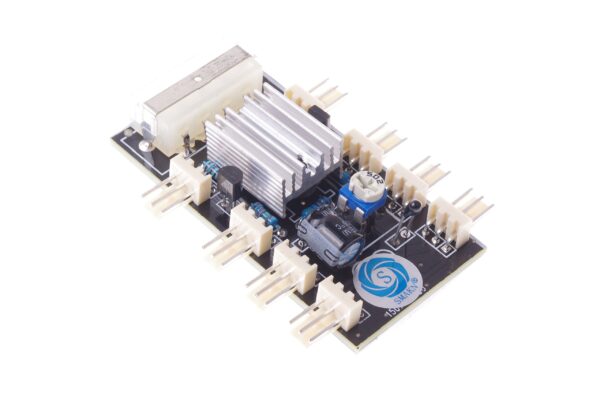 SMAKN PC FAN HUB temperature-controlled supports 8 Ports 12V 3pin Fan Cable - Image 9