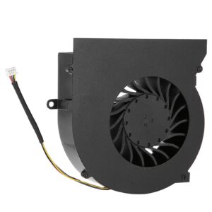 4Pin Connector DC 12V Cooling Fan, Blackwhite 0.65A CPU Cooling Fan, for MSI GT62VR Series