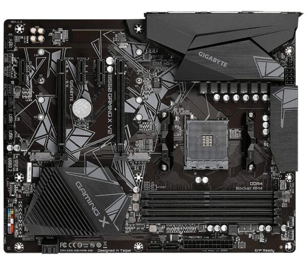 Gigabyte B550 Gaming X V2 (AMD Ryzen 5000/B550/ATX/M.2/HDMI/DVI/USB 3.1 Gen 2/DDR4/ATX/Gaming Motherboard) (Renewed) - Image 4