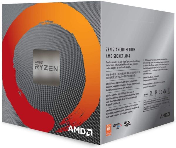AMD Ryzen 7 3700X 8-Core, 16-Thread Unlocked Desktop Processor with Wraith Prism LED Cooler - Image 4