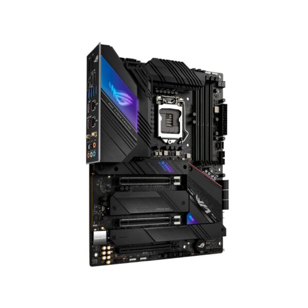 ROG Strix Z590-E Gaming WiFi 6E LGA 1200(Intel 11th/10th Gen) ATX Motherboard (PCIe 4.0, 14+2 Power Stages, DDR4 5333+, Dual Intel 2.5 Gb LAN,Thunderbolt 4, 4xM.2/NVMe SSD and Aura RGB) (Renewed) - Image 2