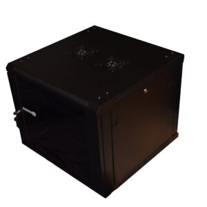 Era Farms 8-14 GPU Enclosed Mining Case 3 PSU Capacity, Steel, Black, Tower