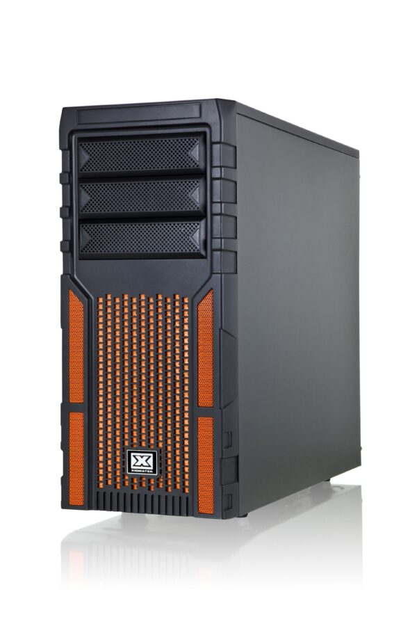 Xigmatek Mid-ATX Tower Case Asgard 381 (Orange) - Image 3