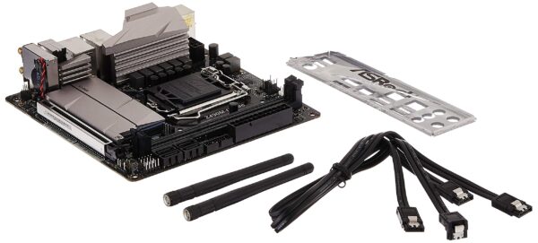 ASRock Z490M-ITX/ac Supports 10 th Gen Intel Core Processors (Socket 1200) Motherboard (Renewed)