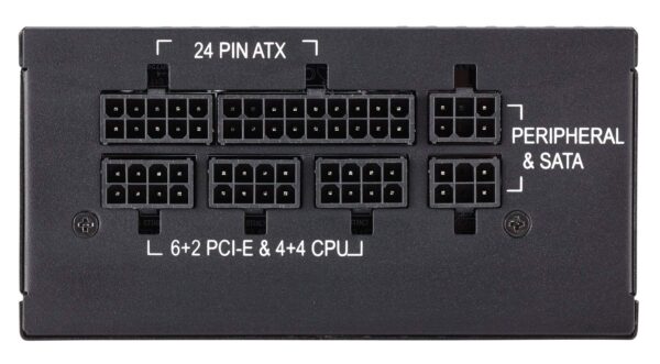Corsair SF Series, SF600, 600 Watt, SFX, 80+ Platinum Certified, Fully Modular Power Supply (Renewed) - Image 8