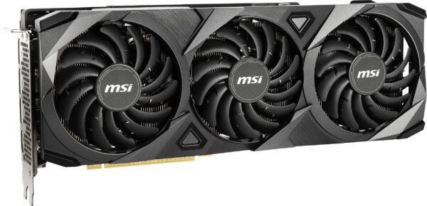 MSI Gaming GeForce RTX 3080 LHR 10GB GDRR6X 320-Bit HDMI/DP Nvlink Torx Fan 3 Ampere Architecture OC Graphics Card (RTX 3080 Ventus 3X 10G OC LHR) (Renewed) - Image 2