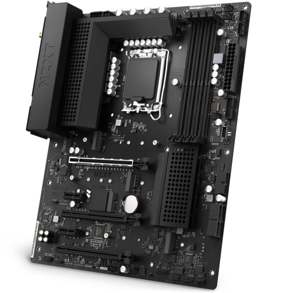 NZXT N5 Z690 Motherboard - N5-Z69XT-B1 - Intel Z690 chipset (Supports 12th Gen CPUs) - ATX Gaming Motherboard - Integrated I/O Shield - WiFi 6E connectivity - Bluetooth V5.2 - Black (Renewed) - Image 6