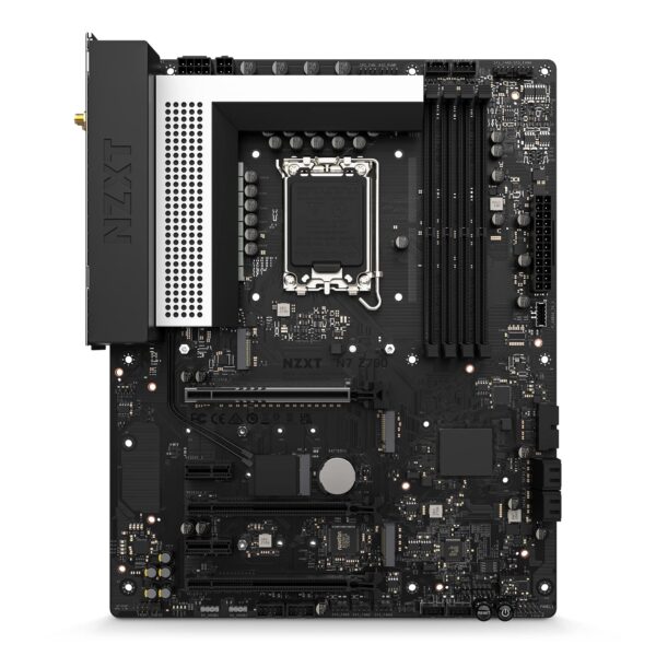 NZXT N7 Z790 Motherboard - N7-Z79XT-W1 - Intel Z790 chipset (Supports 12th &13th Gen CPUs) - ATX Gaming Motherboard - Integrated I/O Shield - WiFi 6E connectivity - Bluetooth - White (Renewed) - Image 5