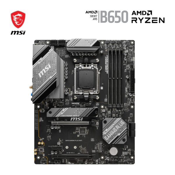 MSI B650 GAMING PLUS WIFI motherboard AMD B650 Socket AM5 ATX (Renewed) - Image 2