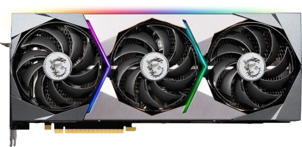 MSI Gaming GeForce RTX 3080 LHR 10GB GDRR6X 320-Bit HDMI/DP Nvlink Torx Fan 4 RGB Ampere Architecture Graphics Card (RTX 3080 Suprim X 10G LHR) (Renewed) - Image 2