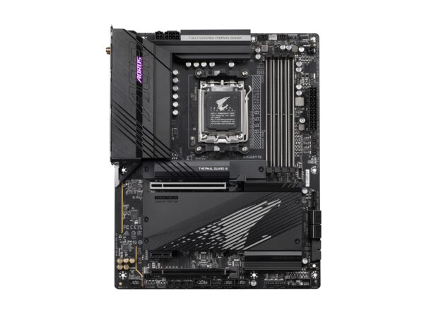 GIGABYTE B650 AORUS PRO AX (AM5/ LGA 1718/ AMD B650/ ATX/ 5-Year Warranty/ DDR5/ Quad M.2/ PCIe 5.0/ USB 3.2 Gen2X2 Type-C/WiFi 6E/ Intel 2.5GbE LAN/Q-Flash Plus/EZ-Latch/Gaming Motherboard) (Renewed) - Image 2