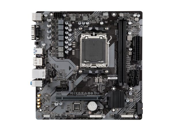 GIGABYTE A620M S2H (AM5/ LGA 1718/ AMD/ A620/ Micro ATX/ 5-Year Warranty/ DDR5/ Single M.2/ PCIe 4.0/ USB 3.2 Gen1/ Realtek 1GbE LAN/Q-Flash Plus/PCIe EZ-Latch/Motherboard) (Renewed) - Image 2