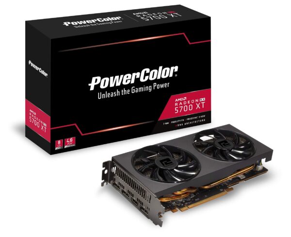 PowerColor Radeon RX 5700 XT 8GB GDDR6 Graphics Card, Model Number: AXRX 5700XT 8GBD6-3DH (Renewed)