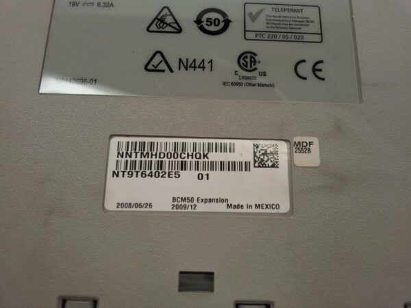 Nortel Networks BCM50 Expansion Chassis - NT9T6402E5 + Power Supply (Renewed) - Image 5