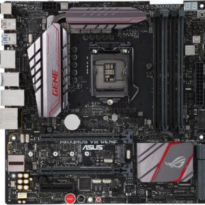 Asus ROG MAXIMUS VIII GENE LGA1151 DDR4 M.2 SATA 6Gb/s USB3.1 Type A Type C Intel Z170 mATX Motherboard (Certified Refurbished)