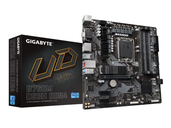 GIGABYTE B760M C (LGA 1700/ Intel/ B760/ Micro ATX/ DDR5/ M.2/ PCIe 4.0/ USB 3.2 Gen 2 Type-C/Realtek Wi-Fi 1GbE LAN/Q-Flash Plus/PCIe EZ-Latch/Motherboard) (Renewed)