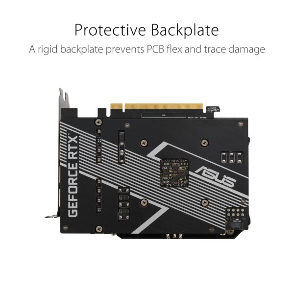 ASUS Phoenix NVIDIA GeForce RTX 3060 V2 Gaming Graphics Card- PCIe 4.0, 12GB GDDR6, HDMI, DisplayPort 1.4a, Axial-tech Fan Design, Protective Backplate, Dual ball fan bearings, Auto-Extreme (Renewed) - Image 6
