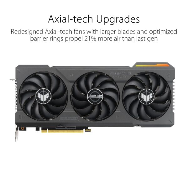 ASUS TUF Gaming NVIDIA GeForce RTX™ 4070 Ti OC Edition Gaming Graphics Card (PCIe 4.0, 12GB GDDR6X, HDMI 2.1a, DisplayPort 1.4a) (Renewed) - Image 2